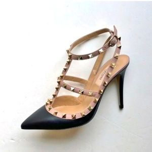 NWB VAIFTILNO Classic Shoes Rockstud Pointed Toe Pumps Size 7